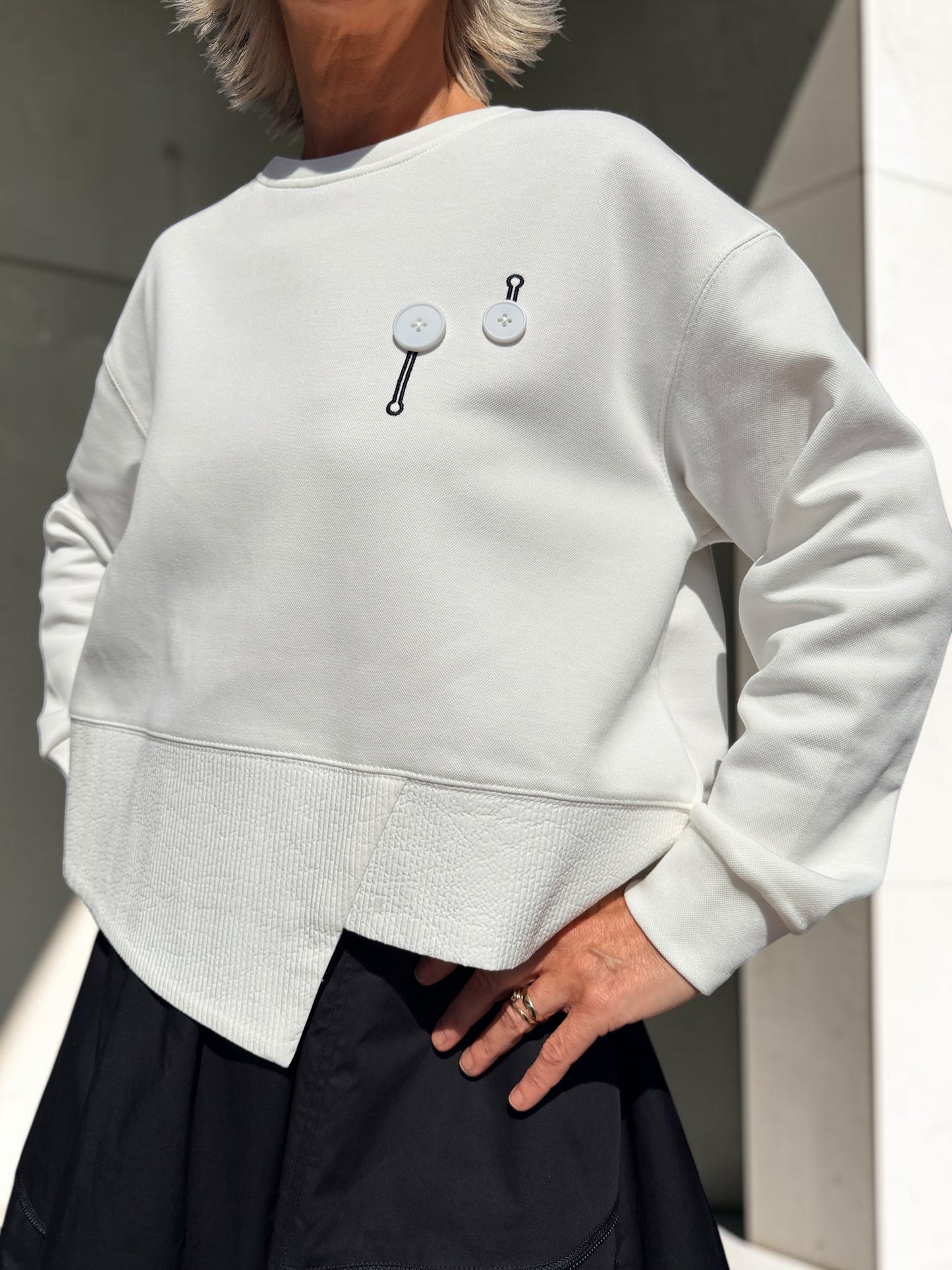 White Jumper H2046