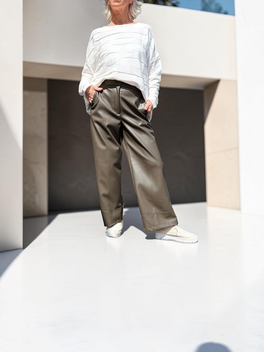 Thyme Leatherette Trousers