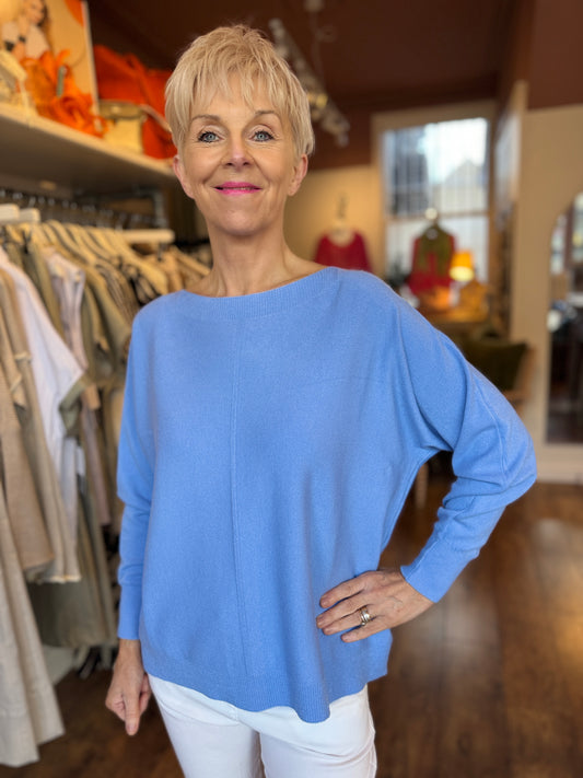 Cornflour Blue Knit