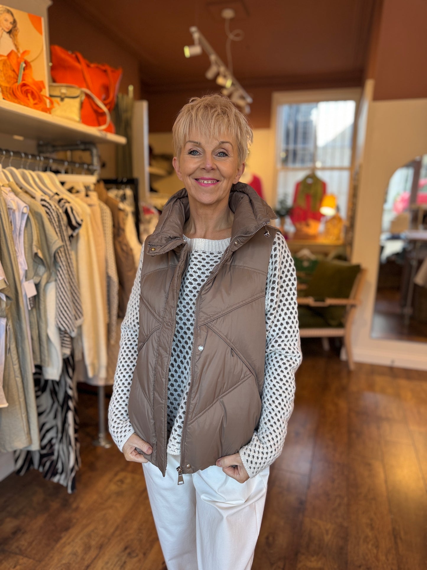 Taupe Gilet