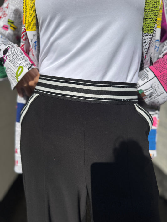 Black Sequin Culotte