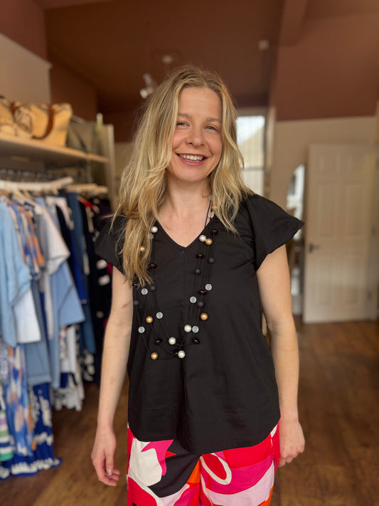 Dress is More Black Top
