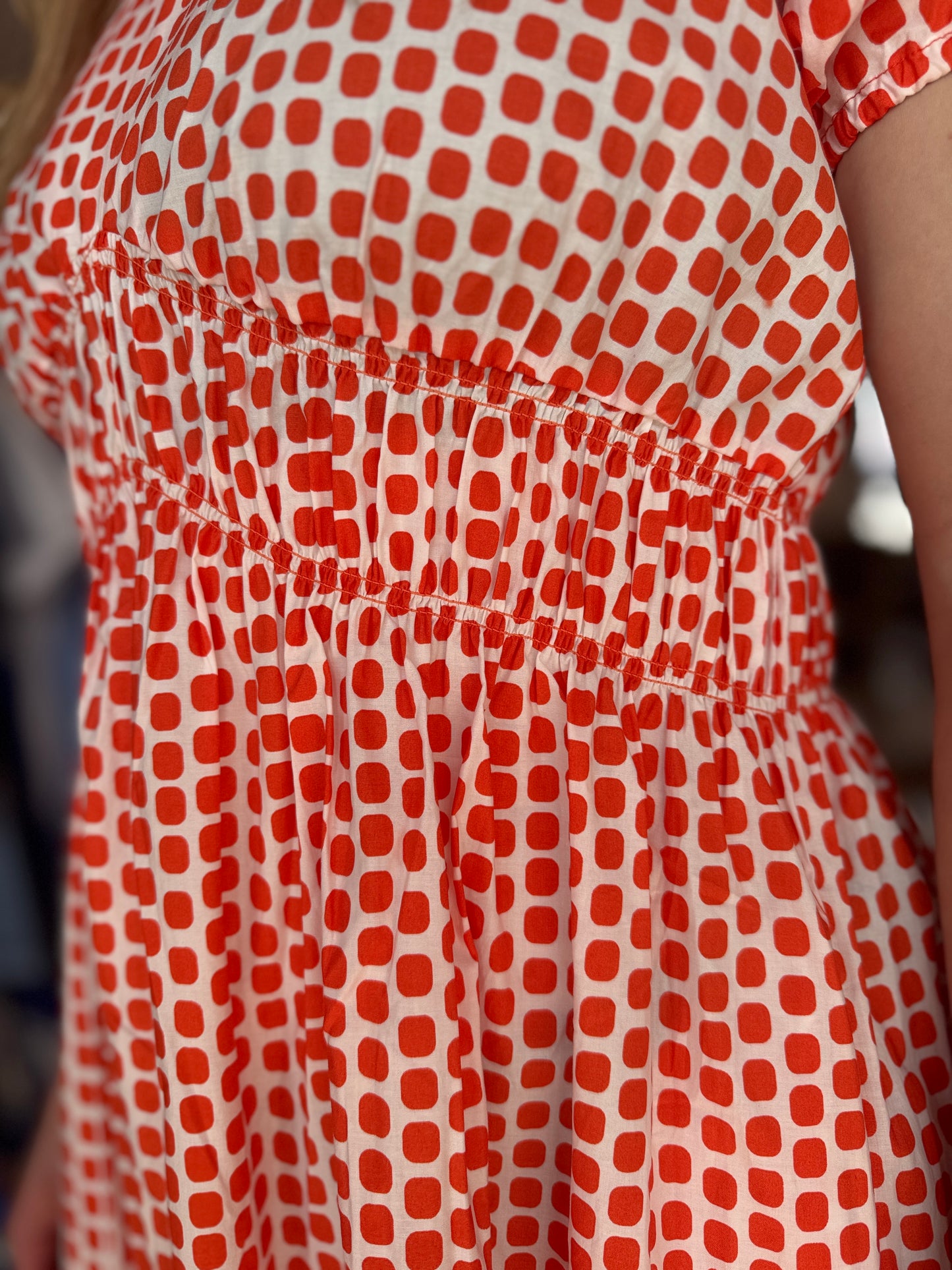 Strike it Lucky Madarin Spot Dress