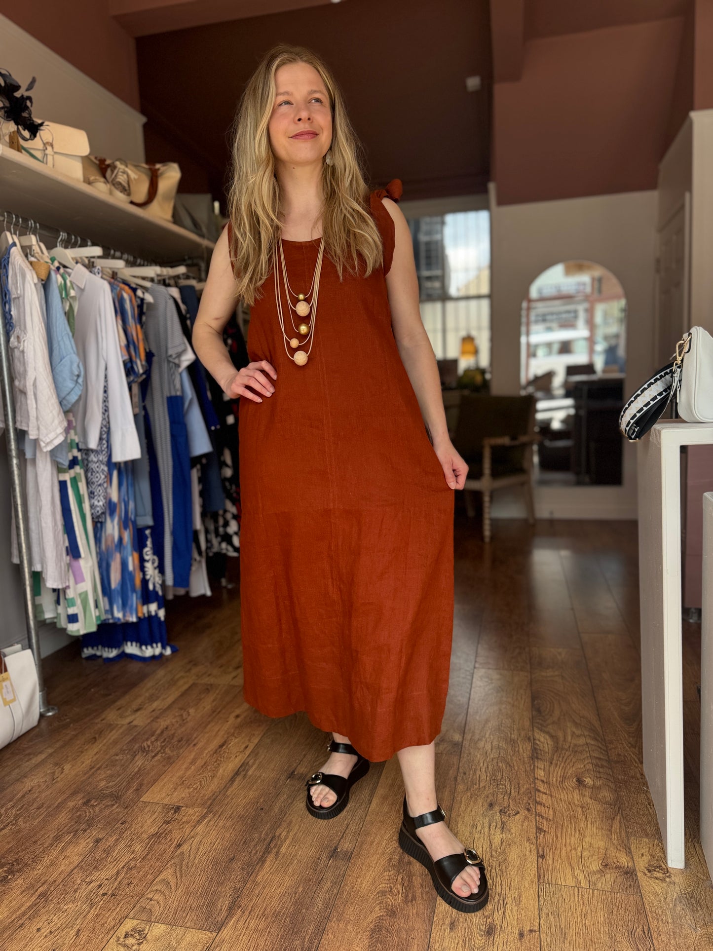 Bali Tie Bombay Dress