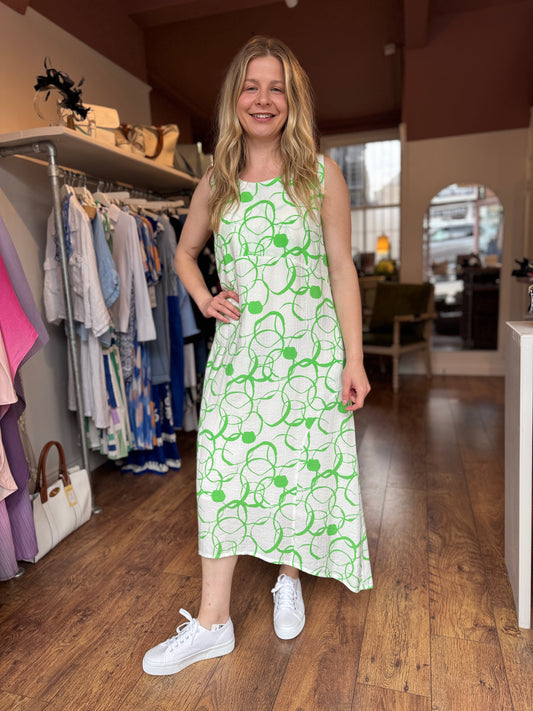 Squiggle Print Dress