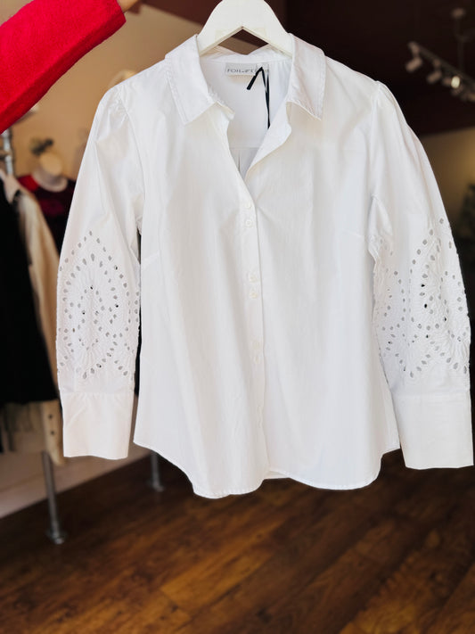 Cut The Works White Shirt