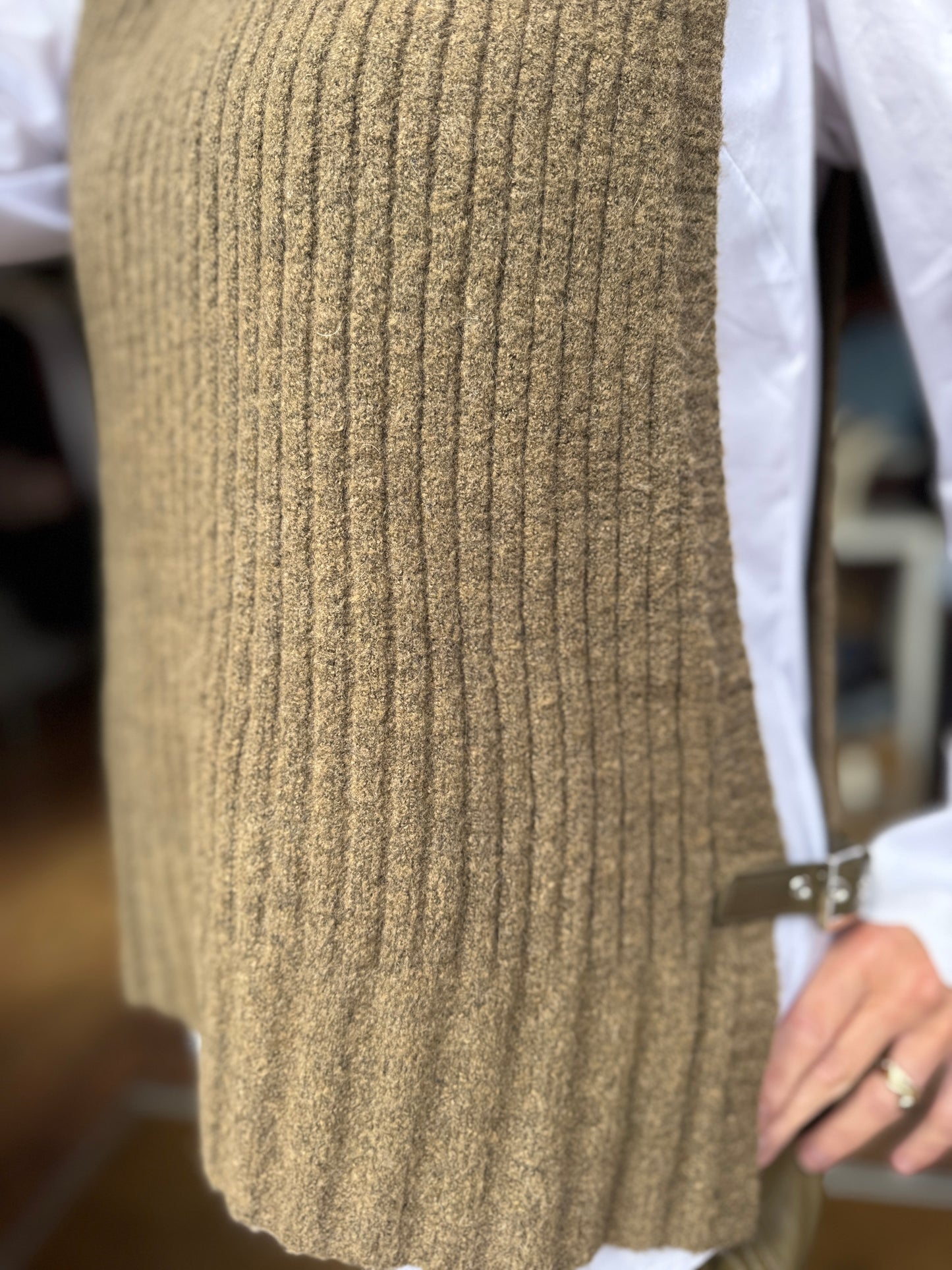 Capers Melange Ribbed Sweater