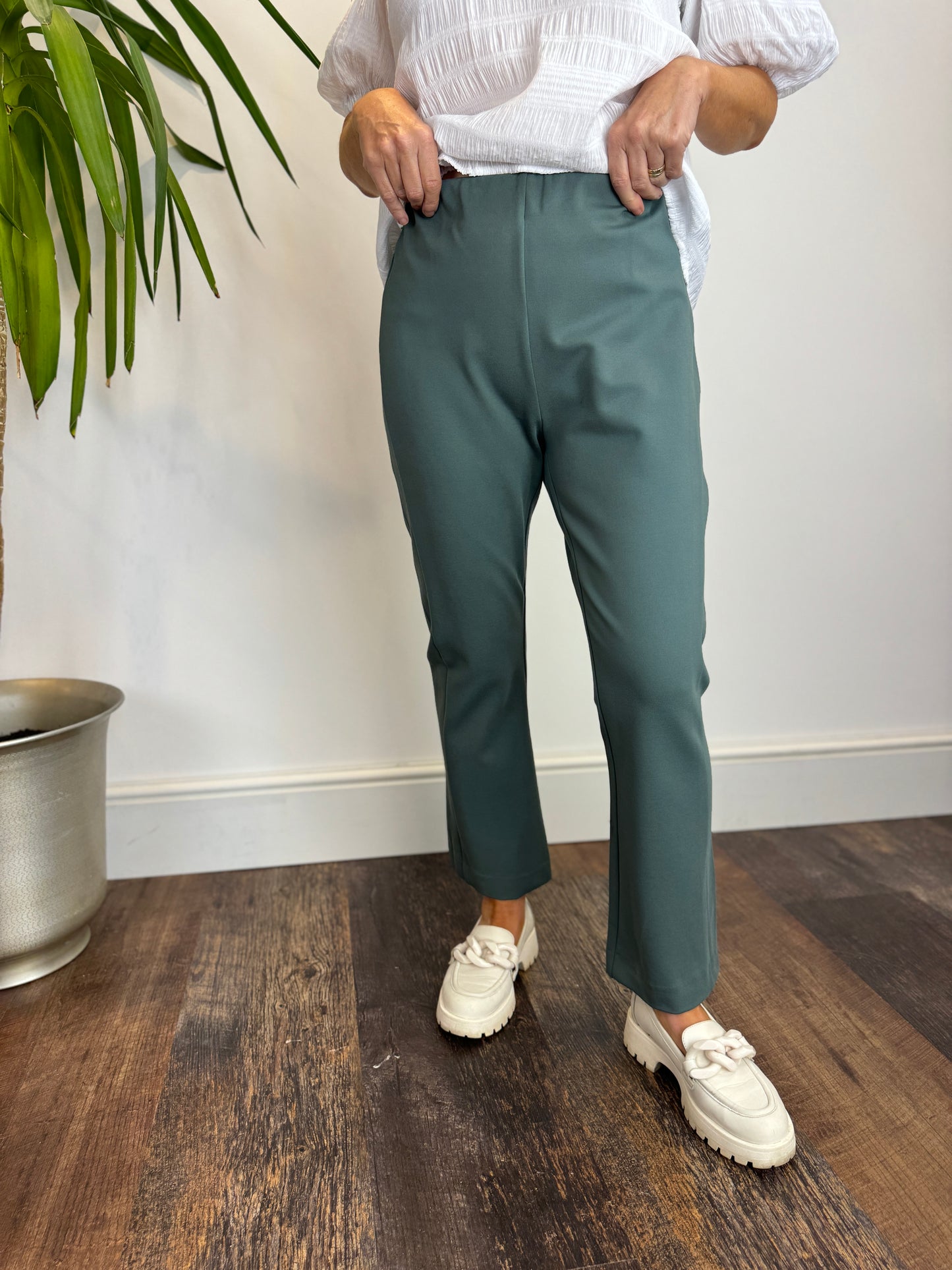 MaPaba Balsam Green Trouser