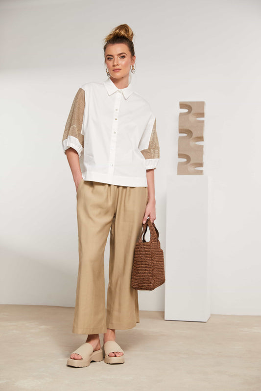 Cream Fudge Cotton Shirt 179