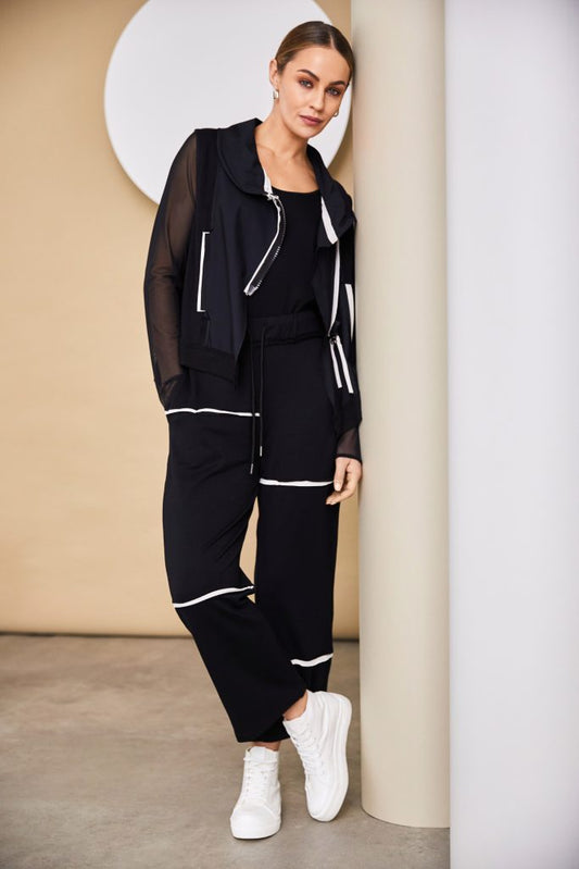 Black/Sand Trouser 146