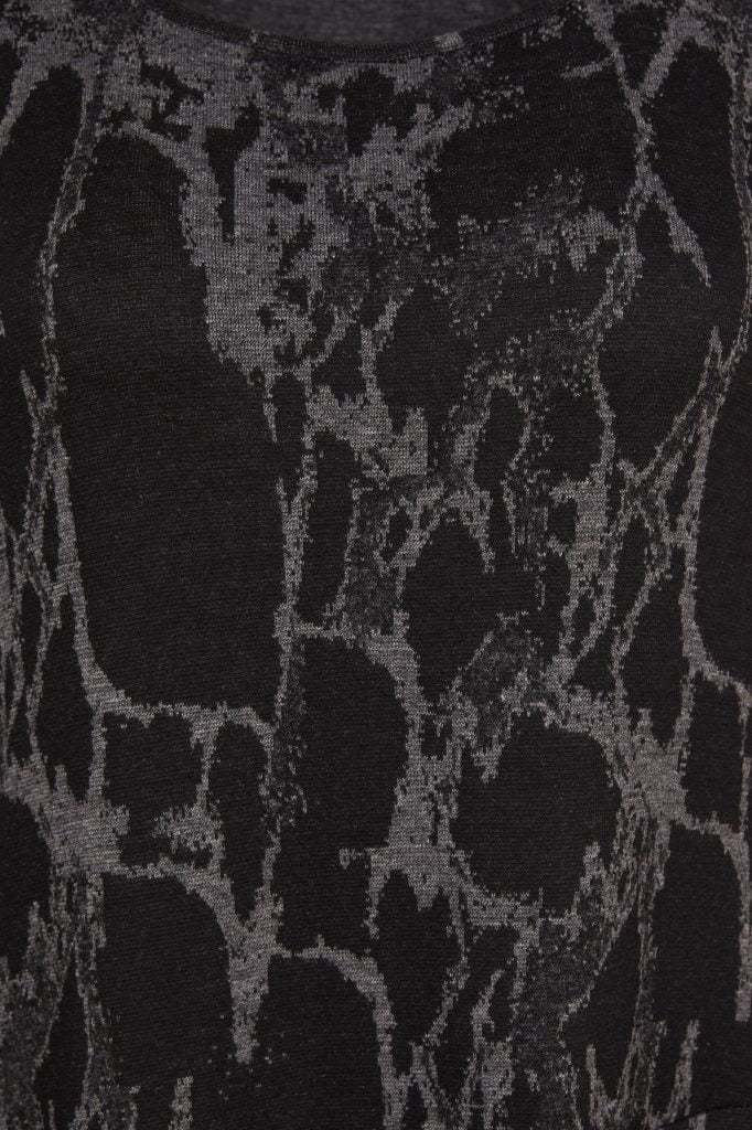 Print Angled Hem Dress 176
