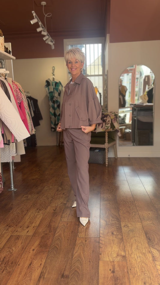 Deep Taupe Brown Jacket